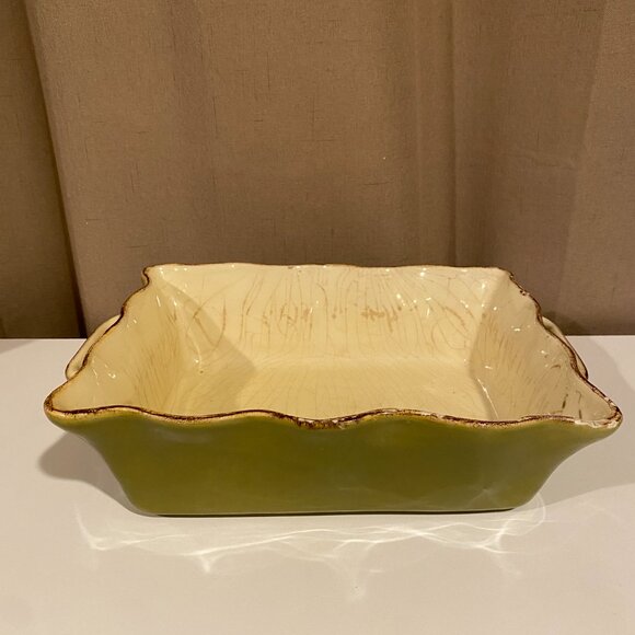 Sur La Table Green & Cream Bakeware Set – Italy, Rectangular & Square, Minor Chi - Picture 2 of 13